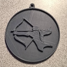 archer keychain fashion & accessories archery 3d print model - Mito3D