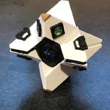 xbox ghost shell props & cosplay destiny 3d print model - Mito3D