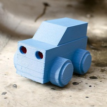 bloc voiture jouets jeux jouet 3d print model - Mito3D