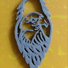 Aigle plume broche bijoux 3d print model - Mito3D