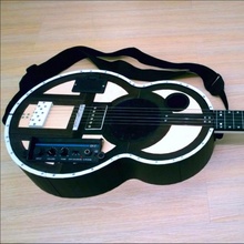 akustisch Gitarre Bildung akustische 3d print model - Mito3D