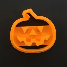 pumpkin cookie cutter 3d printed halloween & garden cookiecutters delukart pumpkincookiecutter 3d print model - Mito3D