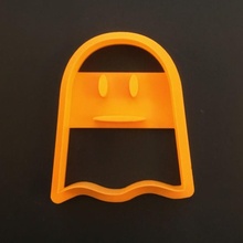 ghost cookie cutter 3d printed halloween & garden delukart ghostcookiecutter 3dprintedcookiecutter 3d print model - Mito3D