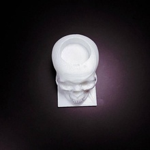 luz crânio doce prato jardim tinkercad 3d print model - Mito3D
