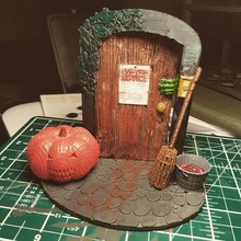 halloween ornament & garden pumpkin tinkercad 3d print model - Mito3D