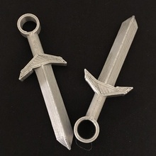 sword keychain fashion & accessories tinkercad 3d print model - Mito3D