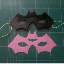 Halloween pipistrello maschera giardino tinkercad trickortreat3d 3d print model - Mito3D