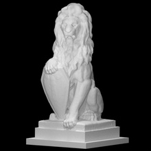 Roca león escanear animal 3d print model - Mito3D