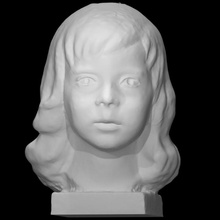 head scan portrait 3d print model - Mito3D
