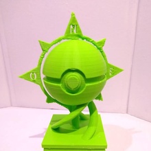 Pokémon Tasse Trophäe Ventilator Kunst Pokemongo 3d print model - Mito3D