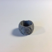 vigiar anel jóias vigiando 3d print model - Mito3D