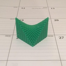 discretizzato iperbolico paraboloide formazione scolastica 3d print model - Mito3D