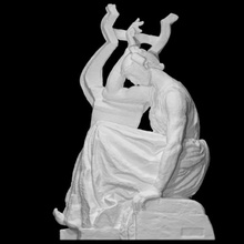 Sappho Scan griechisch Ganzkörper 3d print model - Mito3D