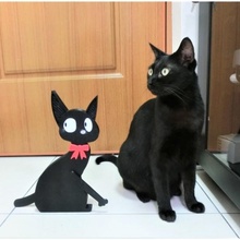 siyah kedi Kiki Kiki'ler teslimat hizmet hayran Sanat Kara Kikiler 3d print model - Mito3D
