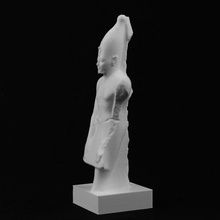 rote Granit Figur king british museum london scan schwarz ägyptische König Skulptur 3d print model - Mito3D