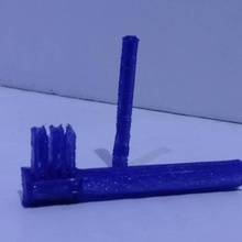 syringe brush & garden tinkercad 3d print model - Mito3D