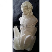 blanco caminante busto ventilador Arte fantasía juego trono Caminante 3d print model - Mito3D