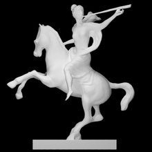 Frau Pferd Scan Tier 3d print model - Mito3D