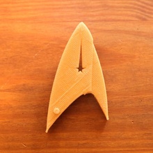 estrella emigrar descubrimiento magnético Insignia conjunto accesorios cosplay Star Trek 3d print model - Mito3D