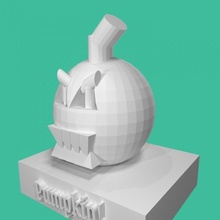 Schilf Jack Laterne Ventilator Kunst Basteln 3d print model - Mito3D