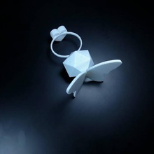 geometrisch Schmetterling Ring Schmuck Basteln Ringe fürs Leben 3d print model - Mito3D