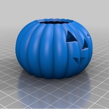 spinning pumpkin surprise tinkercad happyhalloween trickortreat3d 3d print model - Mito3D