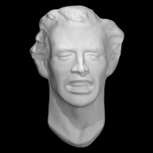 fatigue masque analyse visage modèle anatomique jeter 3d print model - Mito3D