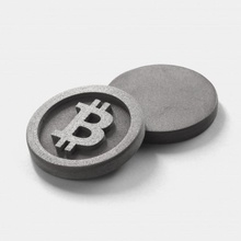 bitcoin ventilador arte dólar moeda euro litecoin ethereum criptomoeda mineração blockchain libra iene yuan éter dinheiro fácil 3d print model - Mito3D