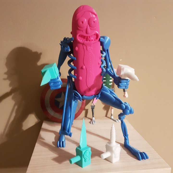 pickle rick weapons toys & games picklerickweapons 3D print model - Mito3D
