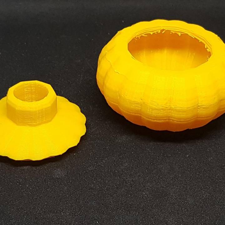 calabaza m dispensador jardín tinkercad 3D print model - Mito3D