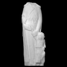 tobiolo angel scan woman child group 3d print model - Mito3D