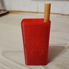 cigarrillo caja jardín soporte envase 3d print model - Mito3D
