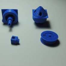papel pulpa impresora extrusora jardín mecánico sinterizar mache 3d print model - Mito3D