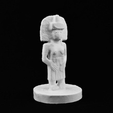Stein Skulptur weiblicher Gottheiten british museum london scan 3d print model - Mito3D