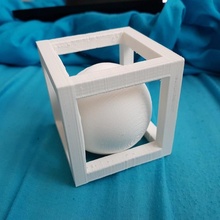pelota caja juguetes juegos cubo imposible Sla sls ballinabox 3d print model - Mito3D