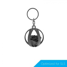 rose keychain fashion & accessories 3d print model - Mito3D