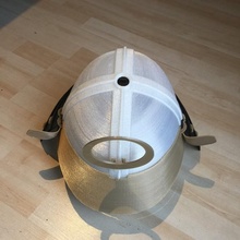 Samurai Helm tragbar Klang aktiviert Lichter Requisiten Cosplay Rüstung Kostüm Halloween Basteln 3d print model - Mito3D