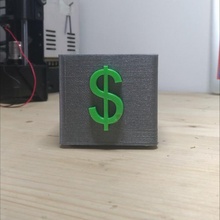 Geld Box Garten Bank Sparbüchse 3d print model - Mito3D