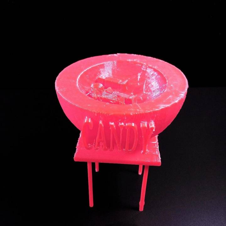 candy bowl & garden tinkercad 3D print model - Mito3D