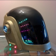 maluco punk cara Manuel capacete vestível ventilador arte 3d print model - Mito3D