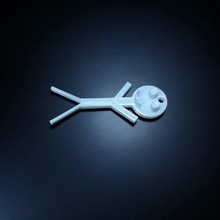 mutlu Çubuk adam kulak mücevher fasion 3d print model - Mito3D