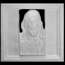 Jesus Varredura retrato piedosos Cristo 3d print model - Mito3D