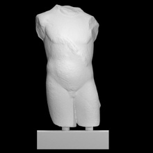 tronco statua dioniso scansione torso metà corpo 3d print model - Mito3D