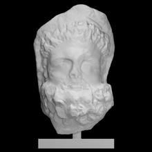bearded hercules head scan 3d print model - Mito3D
