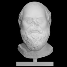 socrates 470-399 bc scan head man portrait 3d print model - Mito3D