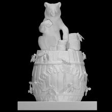 bear barrel scan animal object 3d print model - Mito3D