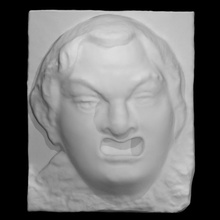 teatral maske 4 taramak 3d print model - Mito3D