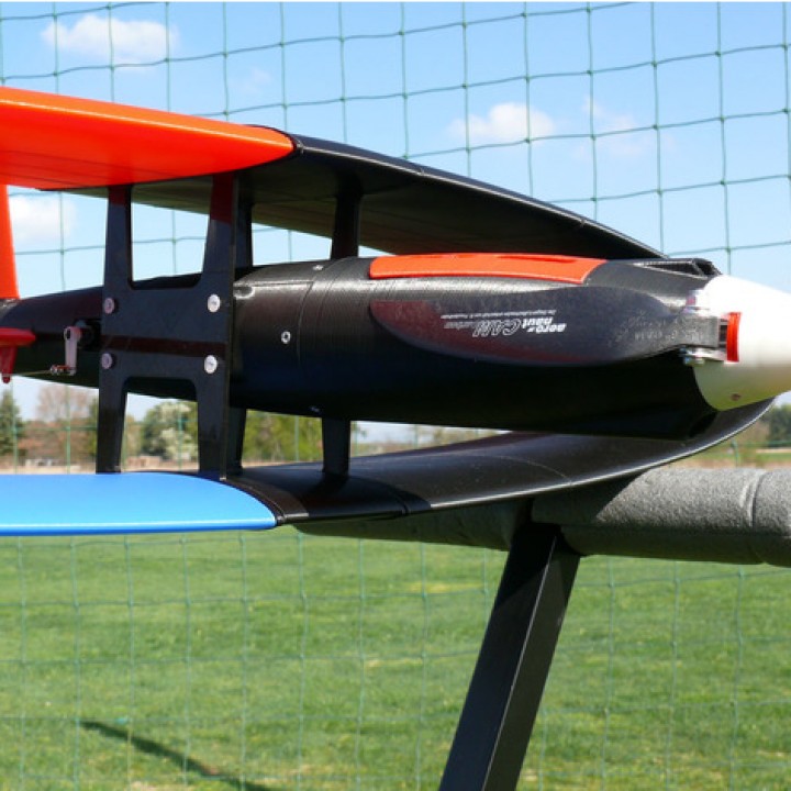 verrückt wild Ellipse Flügel Experimental Gadgets Elektronik Flugzeug fliegend 3D print model - Mito3D