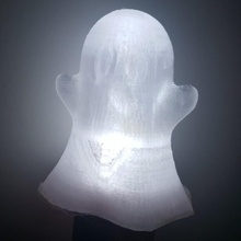 Geist Taschenlampe Topper Garten 3d print model - Mito3D