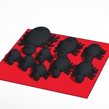 ragno incubo Halloween ragni incubi 3d print model - Mito3D